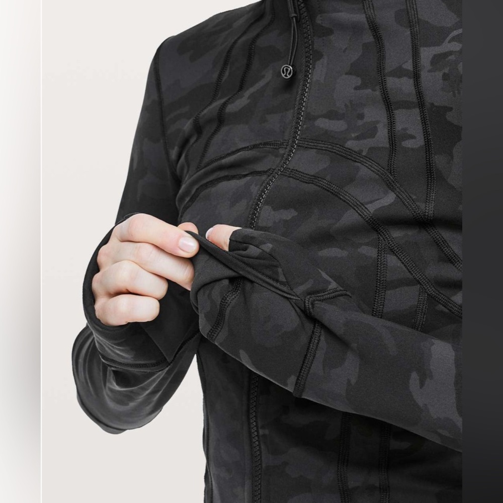 SOLD Lululemon Define Jacket in Incognito Camo Multi Grey Size 2 - Picture 5 of 5